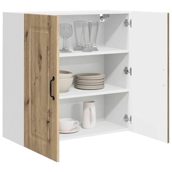 vidaXL Mueble de Cocina Kalmar Roble artesanal 80 x 31 x 80 cm