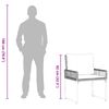 vidaXL Juego de muebles de exterior con coj&iacute;n 5 pcs Negro y