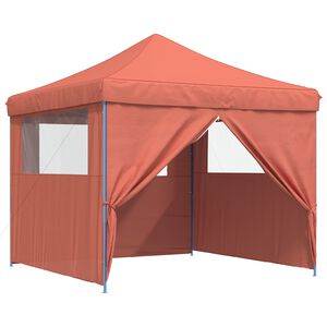 vidaXL Carpa de Fiesta Terracota 292 x 292 x 315 cm Tela Oxford