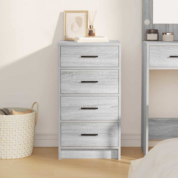 vidaXL Vitrina Gris sonoma 40 x 41 x 75 cm Madera contrachapada