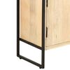 vidaXL Estantería de 4 niveles madera maciza de mango 80x30x180 cm