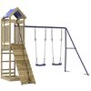 vidaXL Parque infantil de exterior madera de pino impregnada