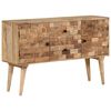 vidaXL Aparador de madera maciza de mango 110x30x70 cm