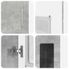 vidaXL Aparador alto con estante FLORIN Gris Concreto 60 x 35 x 182 cm
