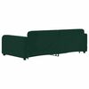 vidaXL Sof&aacute; cama nido terciopelo verde oscuro 100x200 cm
