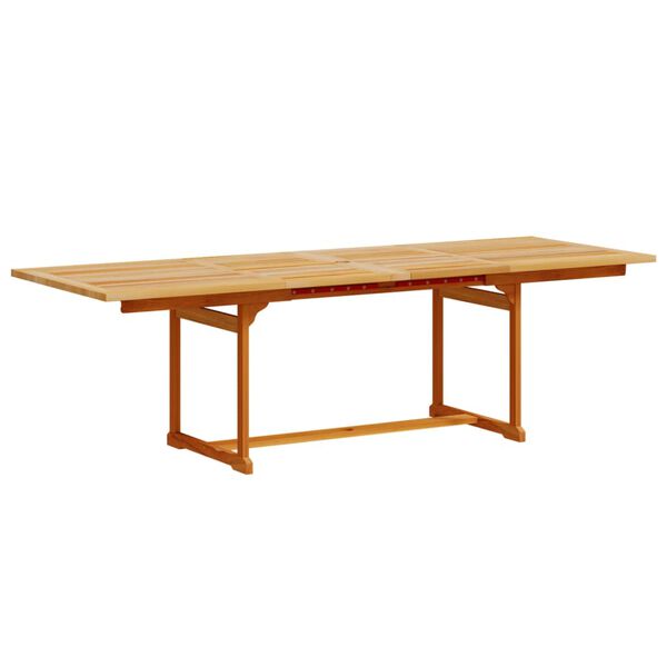 vidaXL Juego comedor de jard&iacute;n 7 pzas madera maciza acacia y textileno