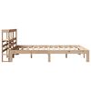 vidaXL Estructura de cama con cabecero madera maciza pino 120x190 cm