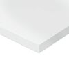 vidaXL Estante estanter&iacute;a 4uds contrachapada blanco brillo 40x20x1,5cm