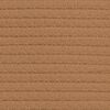 vidaXL Cesta de almacenaje algod&oacute;n marr&oacute;n y blanco &Oslash;40x35 cm
