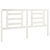 vidaXL Cabecero de cama madera maciza de pino blanco 166x4x100 cm
