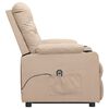 vidaXL Sill&oacute;n elevable tela crema