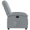 vidaXL Sill&oacute;n reclinable el&eacute;ctrico tela gris claro