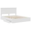 vidaXL Cama con almacenamiento 160 x 200 cm Madera de ingenier&iacute;a
