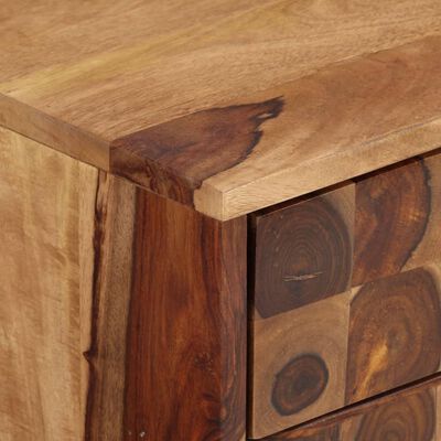vidaXL Aparador de madera maciza de sheesham 65x35x65 cm