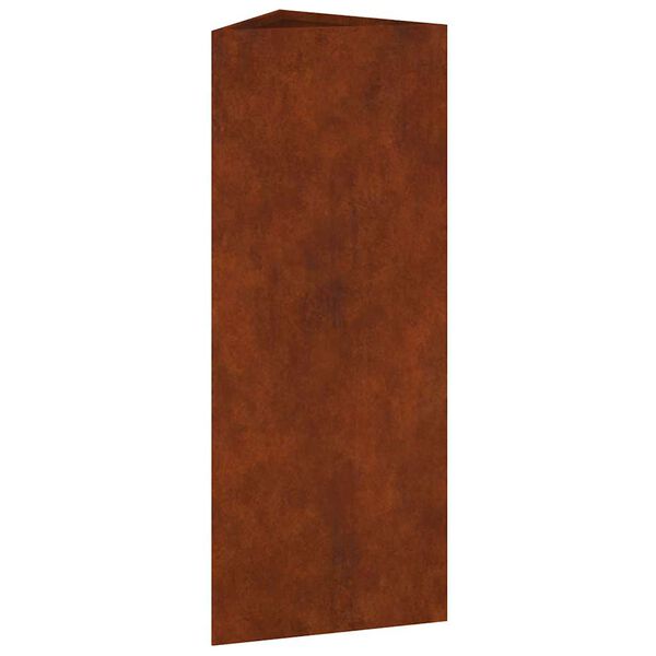 vidaXL Jardinera de acero corten 30x26x75 cm