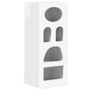 vidaXL Aparador ELST brillante 40 x 35 x 100,5 cm Madera de ingenier&iacute;a