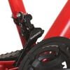 vidaXL Bicicleta de monta&ntilde;a 21 velocidades 26 inch rueda 36 cm rojo