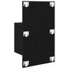 vidaXL Armario de Noche con caj&oacute;n 2 pcs Roble Negro 50 x 32.5 x 80cm