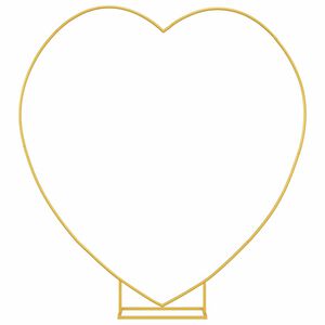 vidaXL Arco de Boda Dorado 195 x 35 x 211 cm Acero