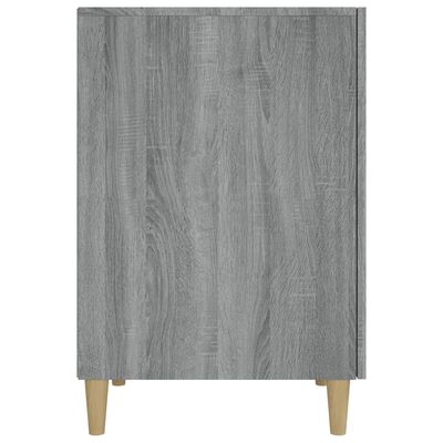vidaXL Escritorio de madera contrachapada gris Sonoma 140x50x75 cm