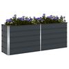 vidaXL Jardinera Antracita 480 x 50 x 45 cm Acero Galvanizado