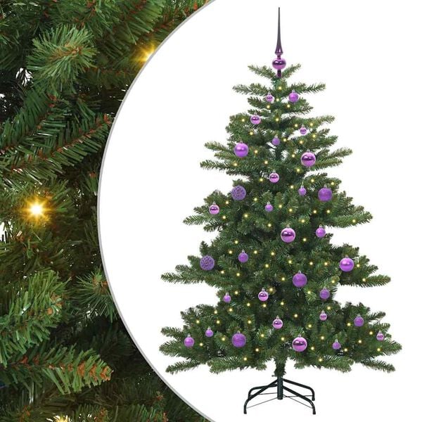 vidaXL &Aacute;rbol de Navidad artificial con ramas articuladas Verde 150 cm