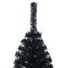 vidaXL &Aacute;rbol de Navidad Artificial Preiluminado Negro 150 cm PVC
