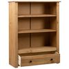 vidaXL Librer&iacute;a de madera maciza de pino estilo Panam&aacute; 80x35x110 cm