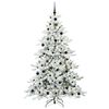 vidaXL &Aacute;rbol de Navidad artificial con ramas articuladas 210 cm PVC