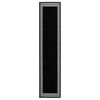 vidaXL Alfombra de pasillo BCF negro con estampado 60x400 cm