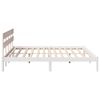 vidaXL Estructura de cama Blanco 180 x 200 cm Madera maciza de Pino