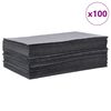 vidaXL Almohadillas absorbentes de aceite 100 uds gris 40x50 cm