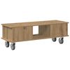 vidaXL Soporte de TV Roble artesanal 100 x 35 x 35 cm
