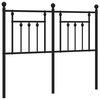 vidaXL Cabecero de repuesto de metal negro 120 cm