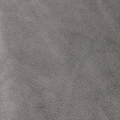 vidaXL Manta con peso con funda tela gris 137x200 cm 6 kg