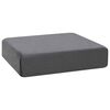 vidaXL Almohada para el asiento 40 x 40 x 10 cm Espuma PU Gris