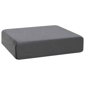 vidaXL Almohada para el asiento 40 x 40 x 10 cm Espuma PU Gris
