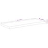 vidaXL Encimera de ba&ntilde;o rectangular madera maciza acacia 140x60x2,5 cm