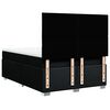vidaXL Cama box spring con colch&oacute;n tela negro 140x200 cm
