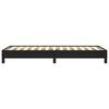 vidaXL Estructura de cama sin colch&oacute;n cuero sint&eacute;tico negro 90x200 cm
