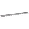 vidaXL Borde de C&eacute;sped 20 pcs 102 x 4 x 4 cm Acero Plateado