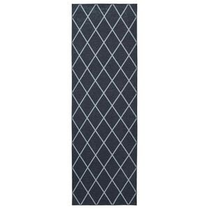 vidaXL Pasillo de alfombra ORIZ 1150 gsm Patr&oacute;n de malla negra