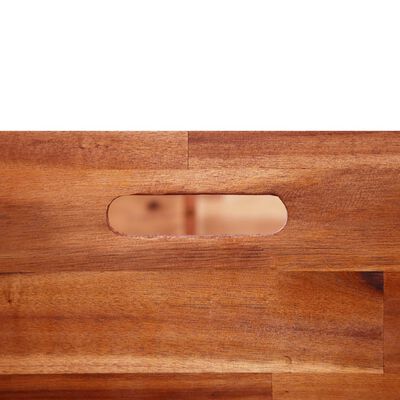 vidaXL Arriate de madera de acacia 200x50x50 cm