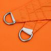 vidaXL Toldo de vela triangular tela Oxford naranja 5x5x5 m