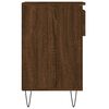 vidaXL Mueble zapatero madera contrachapada roble marrón 102x36x60 cm