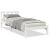 vidaXL Cama extralarga sin colch&oacute;n madera maciza de pino 80x220 cm