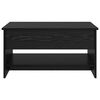 vidaXL Mesa de Caf&eacute; Roble Negro 80 x 50,5 x 41,5 cm