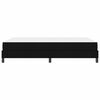 vidaXL Cama tipo Box Spring con colch&oacute;n Negro 160 x 200 cm tela