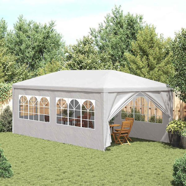 vidaXL Carpa para fiestas blanco 3x6 m