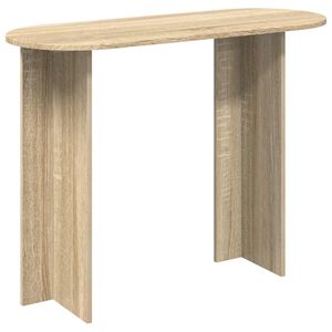 vidaXL Mesa Consola Roble Sonoma 100 x 39,5 x 75 cm